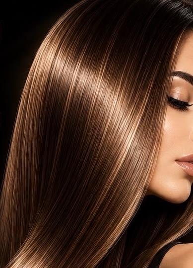 Cheveux lissés, brillants et disciplinés